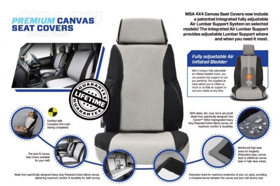 Msa Premium Seat Cover Advert Online Sales