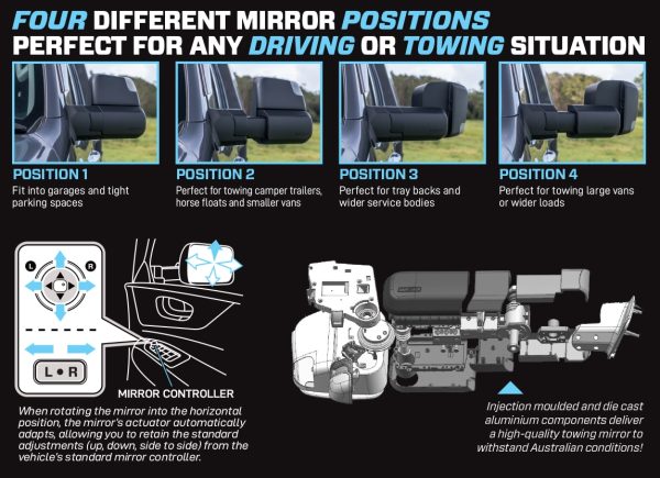 Msa Towing Mirrors Specs